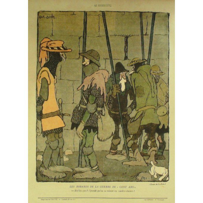 La Baïonnette 1918 n°165 (Guerre du bon vieux temps) QUINT BOFA VILLEMOT CAPY