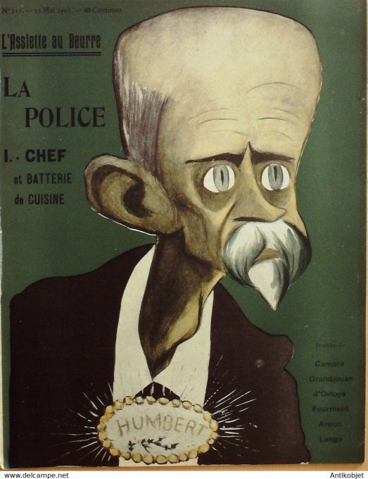 L'Assiette au beurre 1903 n°112 La Police I Camara Lengo Ostoya
