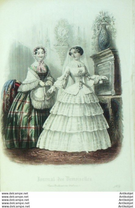 Journal de Demoiselles 1854 # 01 Mariée