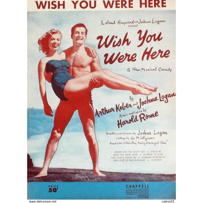 LOGAN JOSHNA/KOBER ARTHUR-WISH YOU WERE HERE-1952