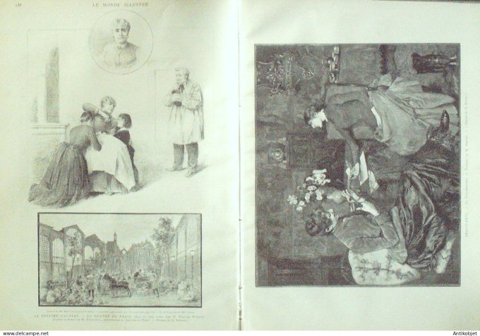 Le Monde illustré 1886 n°1561 Cosaques Doumkas Vincennes (94) Rouen (76)