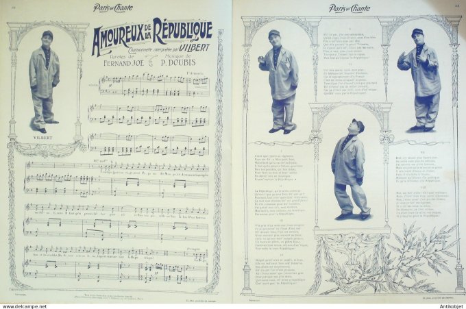Paris qui chante 1904 #85 Lydia Fernandez Falton Car Star Vilbert