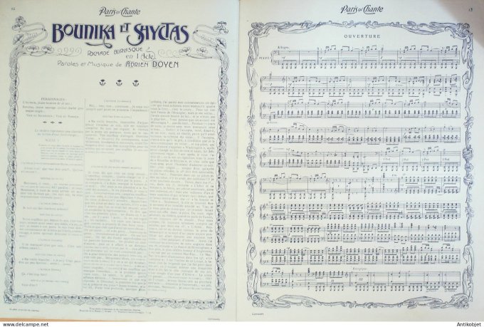 Paris qui chante 1904 #85 Lydia Fernandez Falton Car Star Vilbert