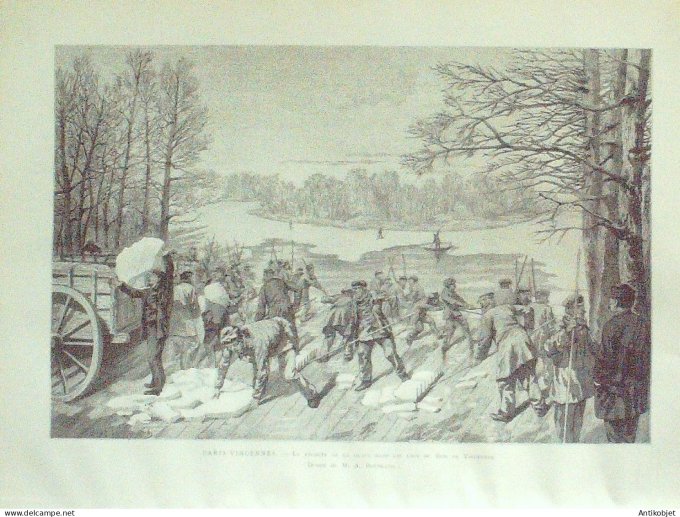 Le Monde illustré 1886 n°1561 Cosaques Doumkas Vincennes (94) Rouen (76)