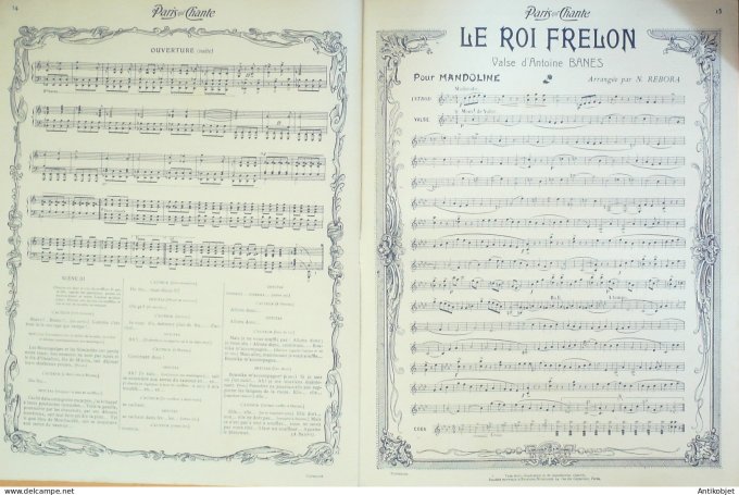 Paris qui chante 1904 n° 85 Lydia Fernandez Falton Car Star Vilbert