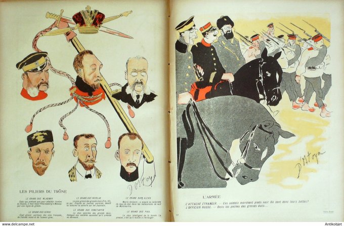 L'Assiette au beurre 1905 # 241 Sainte Russie Ostoya