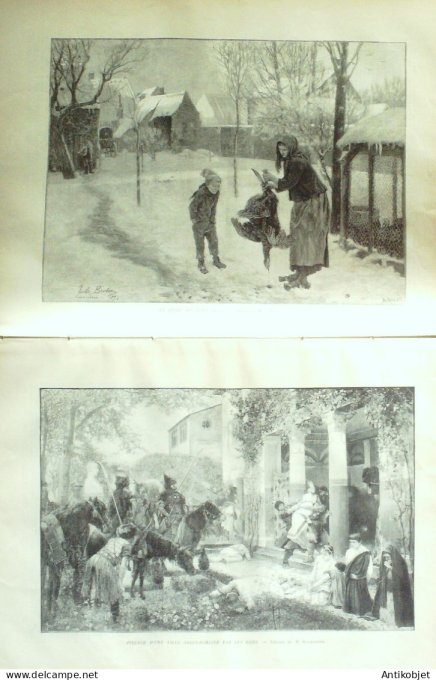 Le Monde illustré 1893 n°1883 St-Marc (44) Palerme Domrémy (88) Pays-Bas Volendam Saragosse