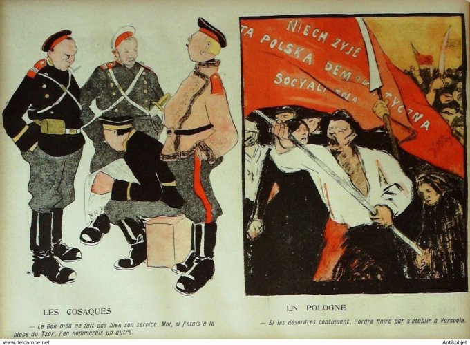 L'Assiette au beurre 1905 # 241 Sainte Russie Ostoya