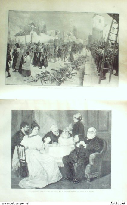 Le Monde illustré 1893 n°1883 St-Marc (44) Palerme Domrémy (88) Pays-Bas Volendam Saragosse