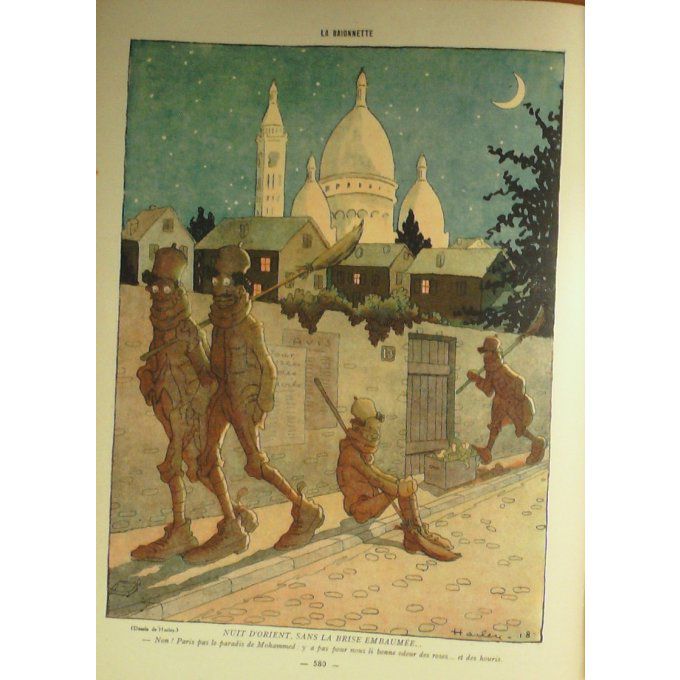 La Baïonnette 1918 n°167 (Paris de guerre) HARLEY BOFA HAUTOT BENDA FOURNIER