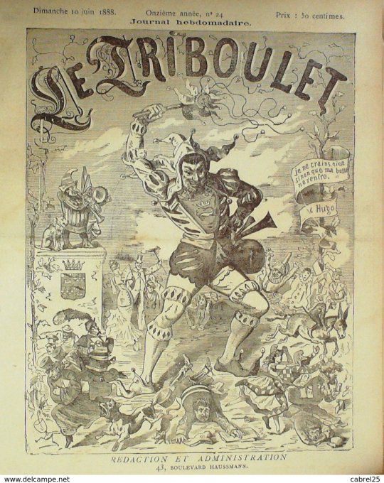 Le Triboulet 1888 n°24 ROLAND BRUSQUET BLASS LILIO BARABANDY