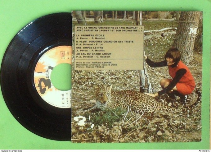 Mathieu Mireille 45T EP Au bal du grand amour 1969
