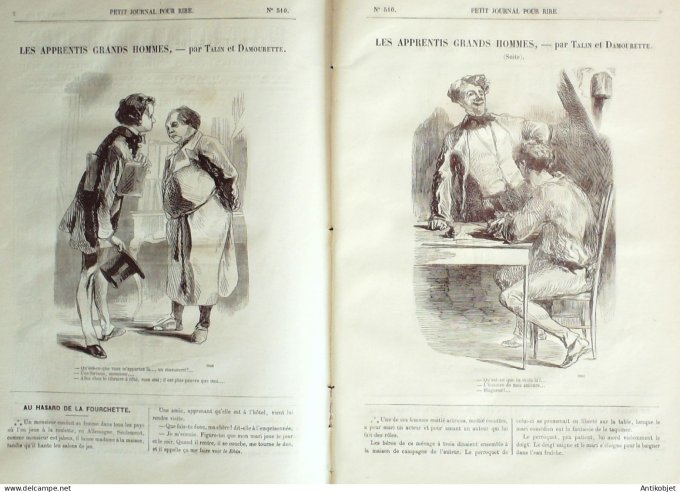 Petit journal pour Rire 1864 # 510 Enfants terribles Grevin