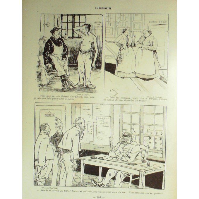 La Baïonnette 1918 n°168 (Les idoines) HASS ARNAC ANDRAL BAILLE GENTY DELAW