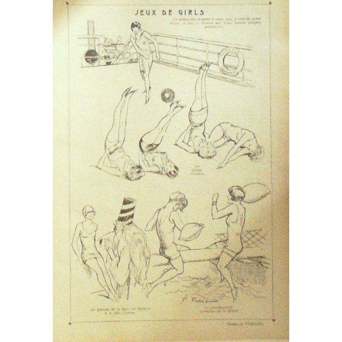 FABIANO-JEUX de GIRLS-1925