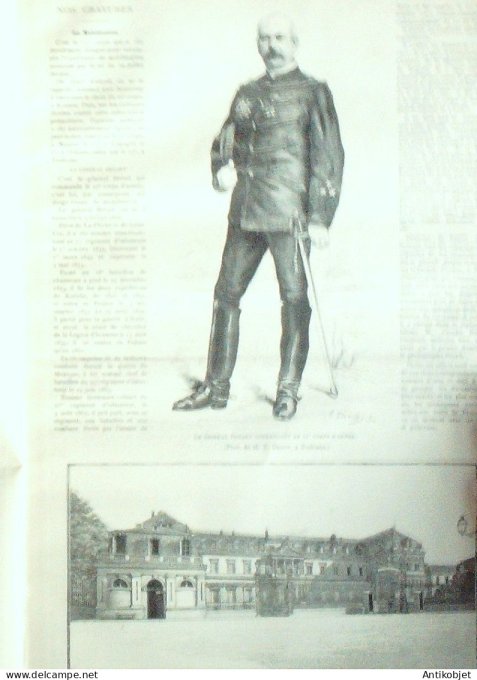 Le Monde illustré 1887 n°1589 Pinsaguel Toulouse (31) gare de Raynal Victor Massé Voltaire