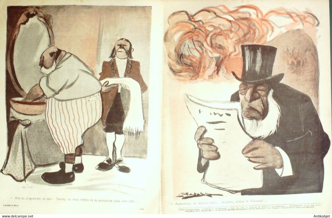 L'Assiette au beurre 1903 # 109 Vive l'Angleterre Camara Barrère