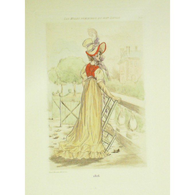 Mode Féminine époque 1816 (H.Boutet)