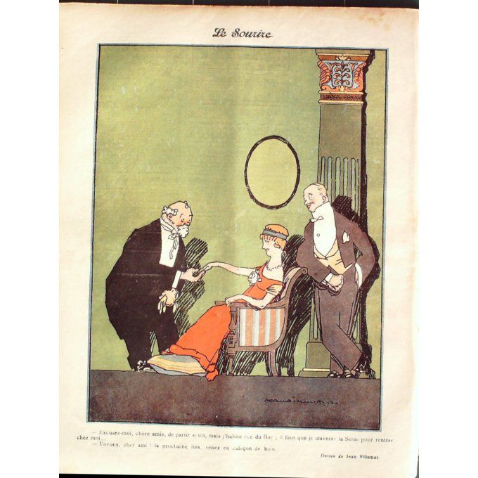 Le Sourire 1912 n°016 NEUMONT VILLEMOT FALKE VALLEE DELAW BERNARD