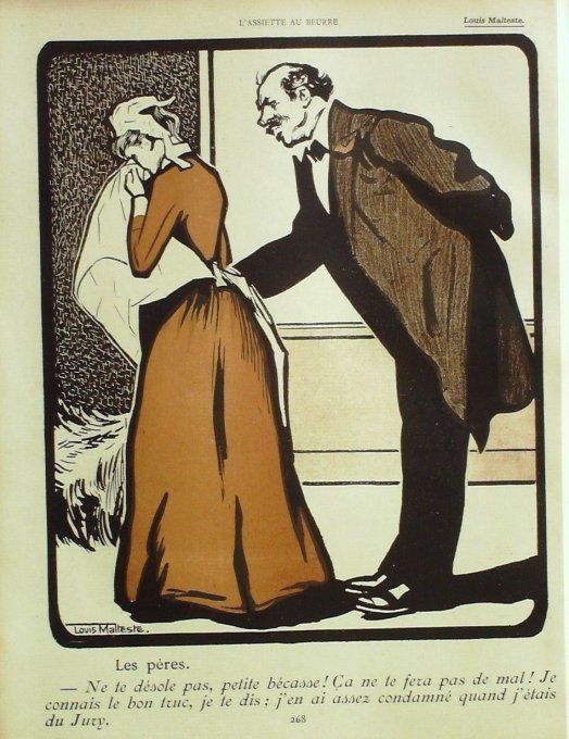 L'Assiette au beurre 1901 #  16 Au César Nourrituri le salutant Hénault Villon