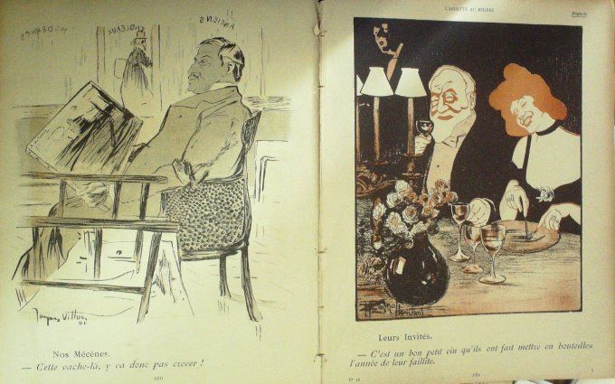 L'Assiette au beurre 1901 #  16 Au César Nourrituri le salutant Hénault Villon