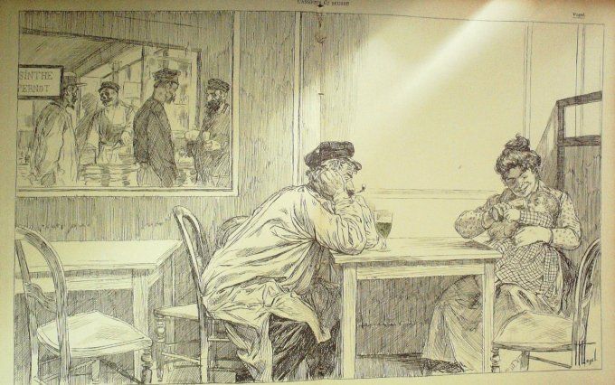 L'Assiette au beurre 1901 #  16 Au César Nourrituri le salutant Hénault Villon
