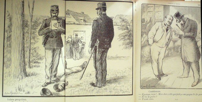 L'Assiette au beurre 1901 n° 16 Au César Nourrituri le salutant Hénault Villon