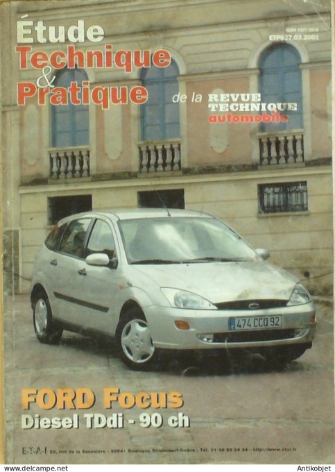Etude Tech. Automobile 2001 n°637.03 Ford Focus