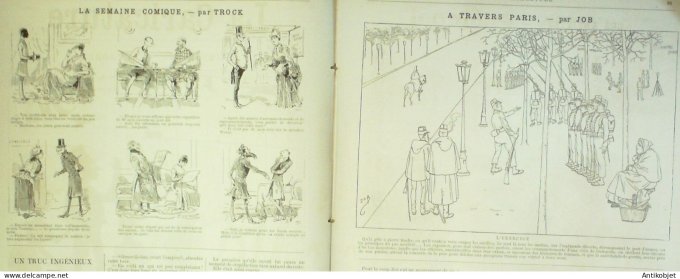 La Caricature 1886 #324 Peinturiana Sorel Labiche oar Luque Caran d'Ache Job Gino