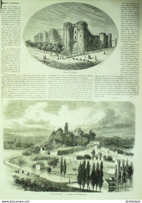 Le Monde illustré 1857 n° 32 Inde Patna Laval (53) Pierrefond (60) Cannes (06)