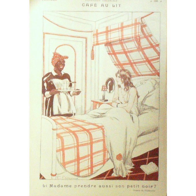 FABIANO-CAFE au LIT..-1926