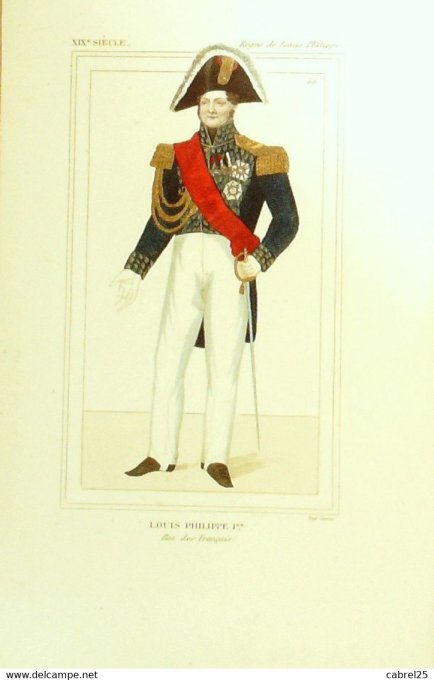 Louis Philippe 1er Roi De France 19ème 1852