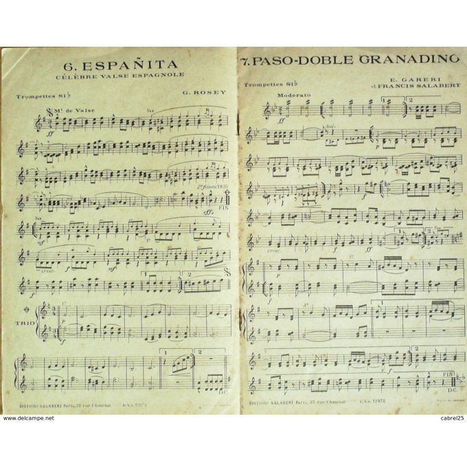 Retro Pour Orchestre 12 Succès Trompettes Sib 1940 19