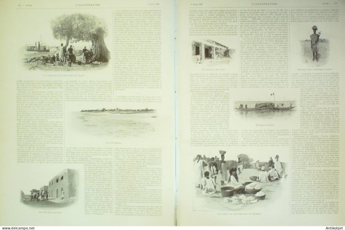 L'illustration 1896 n°2789 Chine Li-Hung6chang (76) Havre Mali Tombouctou Niger Diénné Ségou