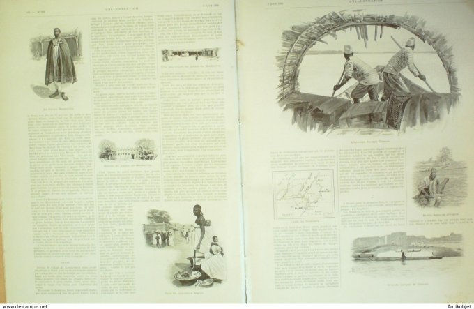 L'illustration 1896 n°2789 Chine Li-Hung6chang (76) Havre Mali Tombouctou Niger Diénné Ségou