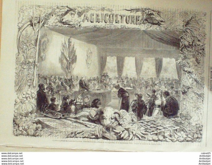 Le Monde illustré 1862 n°286 Algérie Blidah Alger Londres Opera Paris