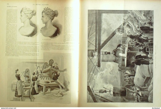 Le Monde illustré 1897 n°2106 Porquerolles (83) Madagascar Antatsimo Orange (84) Valence (26)