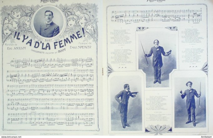 Paris qui chante 1904 #88 Royus Girier Chavat Boot Thérésa