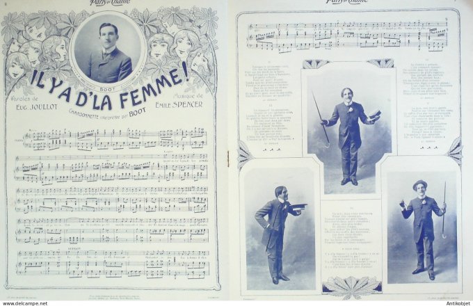 Paris qui chante 1904 n° 88 Royus Girier Chavat Boot Thérésa