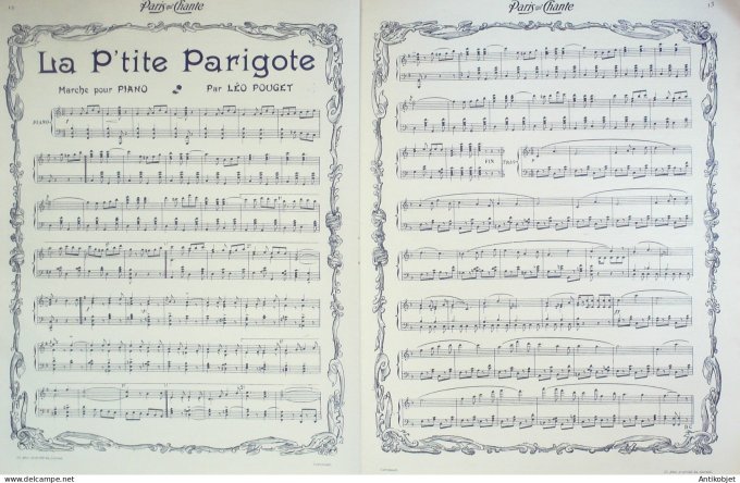 Paris qui chante 1904 n° 88 Royus Girier Chavat Boot Thérésa