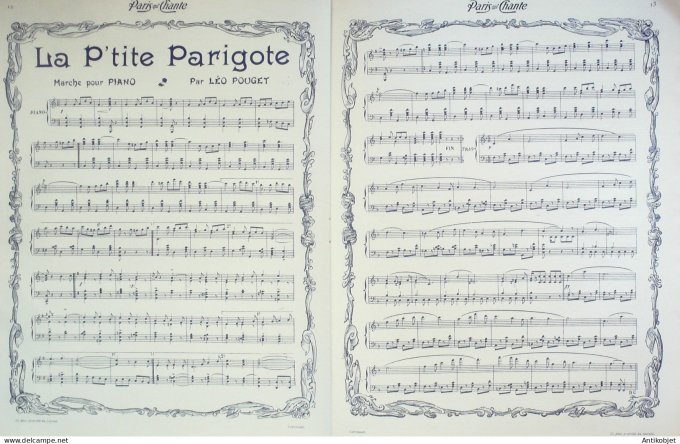 Paris qui chante 1904 #88 Royus Girier Chavat Boot Thérésa