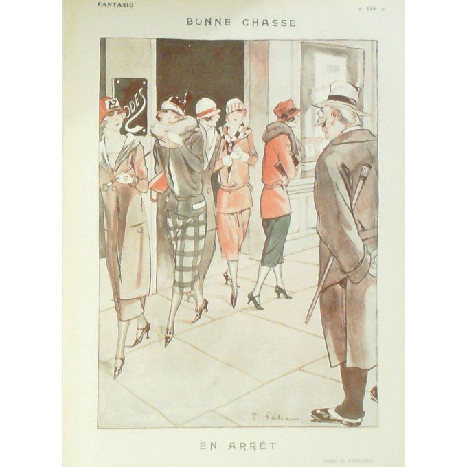 FABIANO-BONNE CHASSE en ARRET-1929