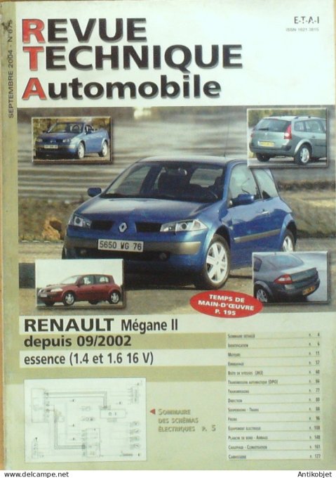 Revue Tech. Automobile 2004 n°675 Renault mégane II