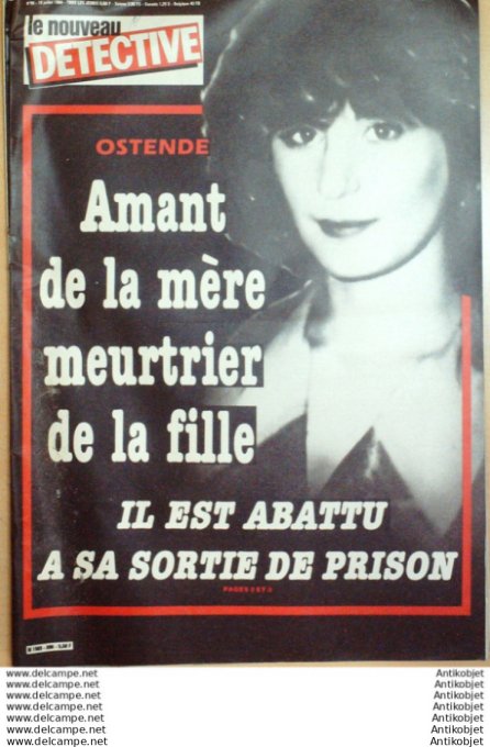 Détective 1984 #  96 Mulhouse Bethune Lyon Arcueil Paris 16