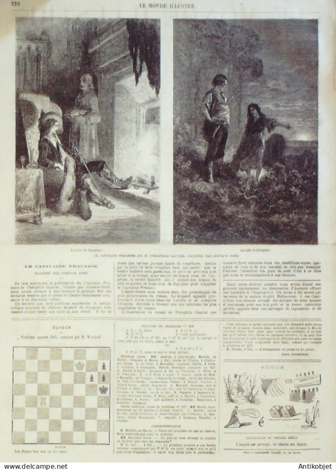 Le Monde illustré 1866 n°475 Autriche Empereur Cochinchine Saîgon Espagne Gitans Types
