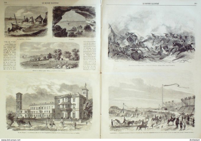 Le Monde illustré 1866 n°475 Autriche Empereur Cochinchine Saîgon Espagne Gitans Types
