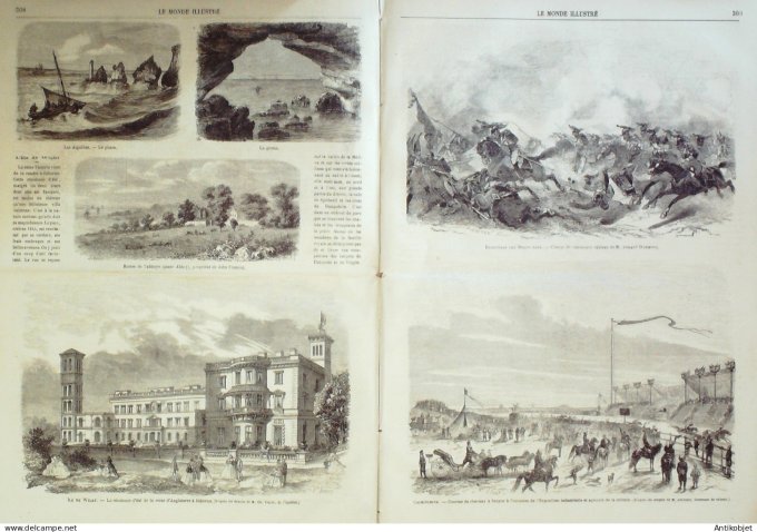 Le Monde illustré 1866 n°475 Autriche Empereur Cochinchine Saîgon Espagne Gitans Types