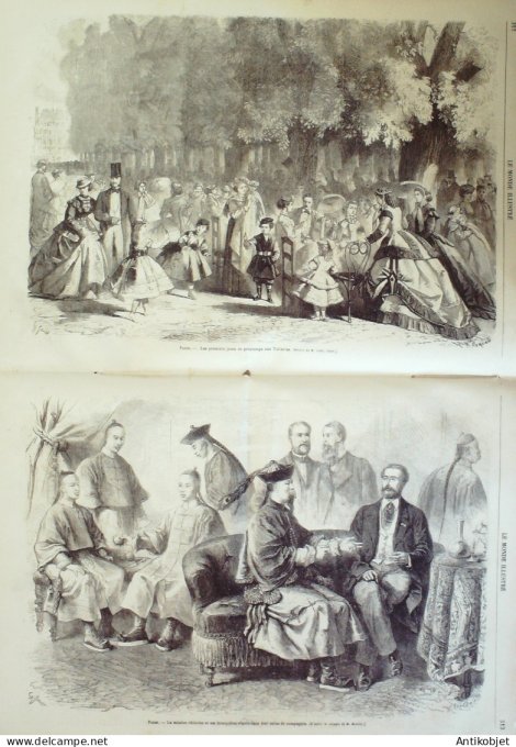 Le Monde illustré 1866 n°475 Autriche Empereur Cochinchine Saîgon Espagne Gitans Types