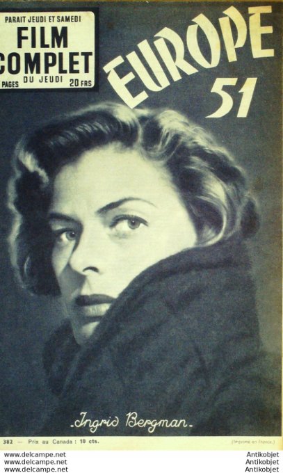 Europe 51 Ingrid Bergman Ettore Giannini