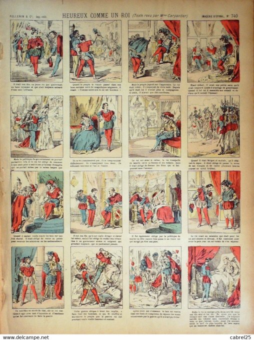 Heureux Comme Un Roi (Pellerin d'epinal)